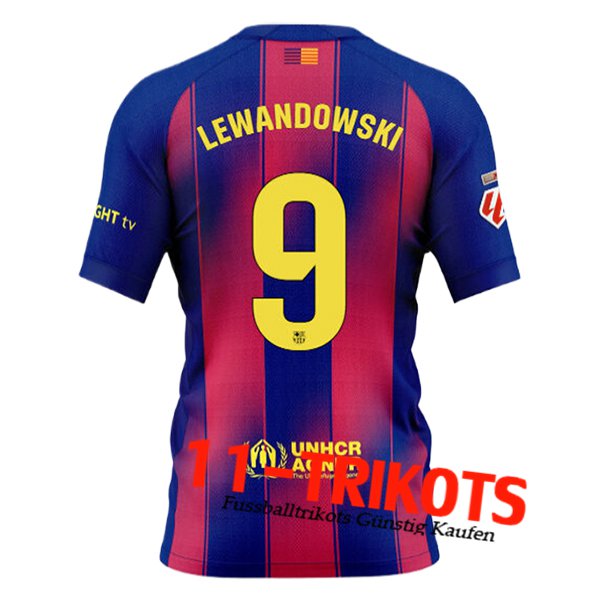 Barcelona (LEWANDOWSKI #9) 2025/2026 Heimtrikot
