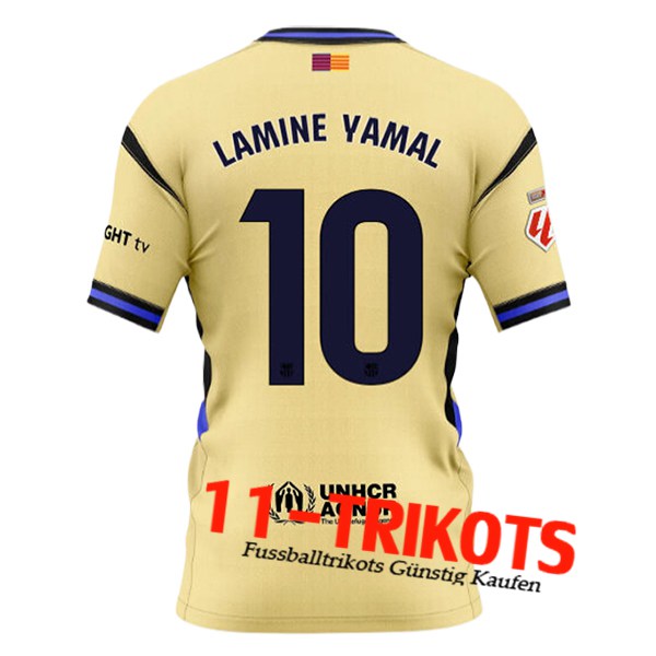 Barcelona (LAMINE YAMAL #10) 2025/2026 Auswärtstrikot