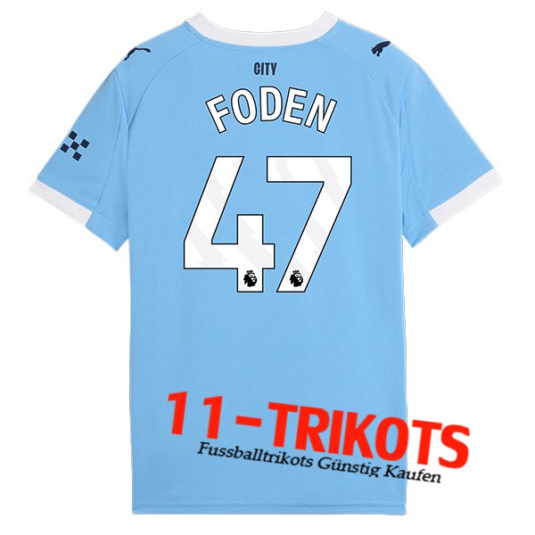 Manchester City (FODEN #47) 2025/2026 Heimtrikot