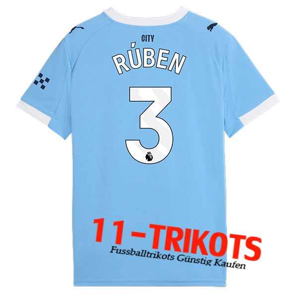 Manchester City (RÚBEN #3) 2025/2026 Heimtrikot
