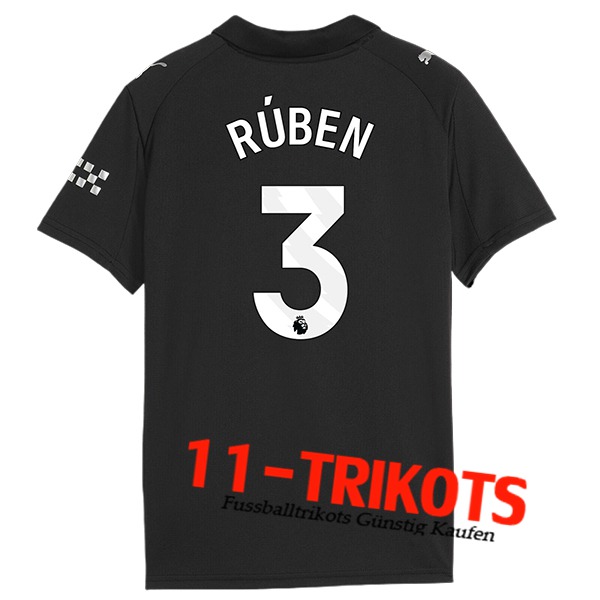 Manchester City (RÚBEN #3) 2025/2026 Auswärtstrikot