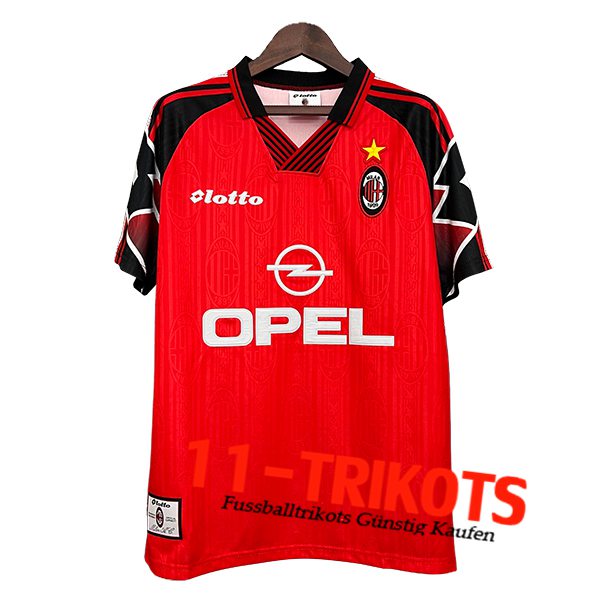 AC Milan Fussball Trikots Retro Special Edition Rot 1997/1998