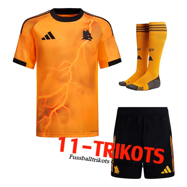AS Rom Auswärtstrikot (Shorts + Socken) 2025/2026