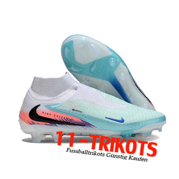 Nike Fussballschuhe Phantom GX III Elite FG Grün/Weiß/Orange