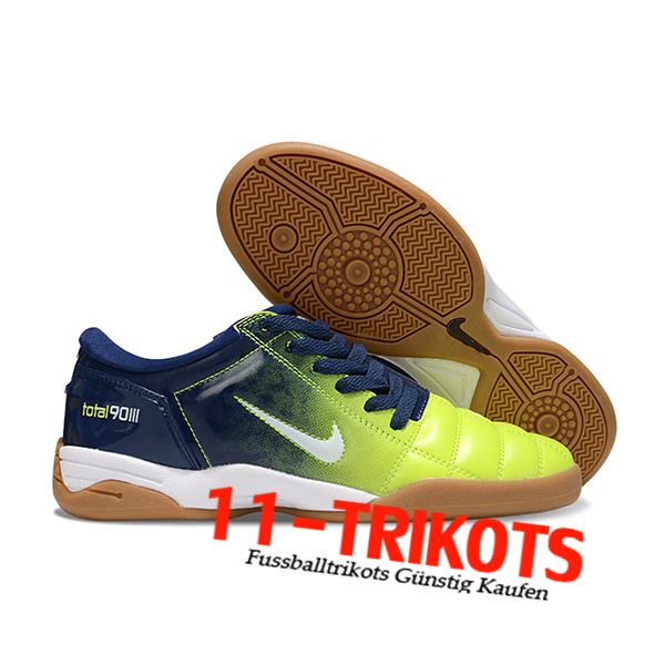 Nike Fussballschuhe T90 IC Blau/Grün