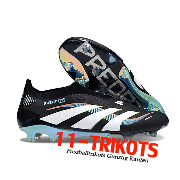 Adidas Fussballschuhe 25 Predator Elite LL FG Schwarz/Weiß/Blau