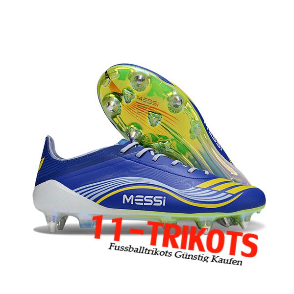Adidas Fussballschuhe F50 ELITE SG Blau/Weiß/Gelb