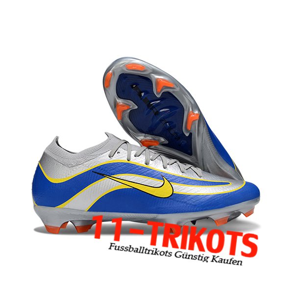 Nike Fussballschuhe AIR Zoom Mercurial Vapor 16 Elite XXV FG Grau/Blau/Gelb