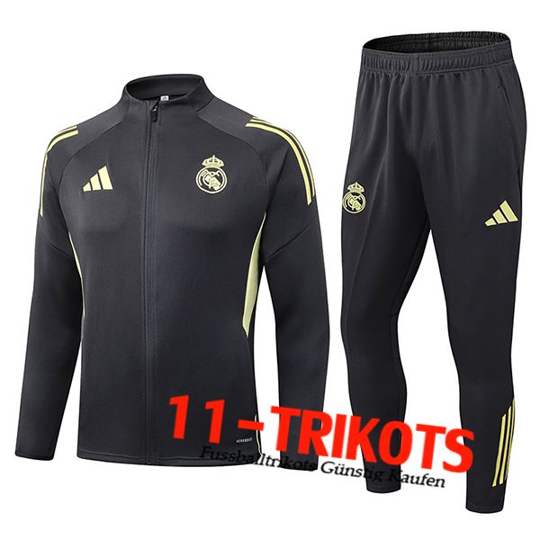 Real Madrid Trainingsanzug jacke Dunkelgrau 2025/2026