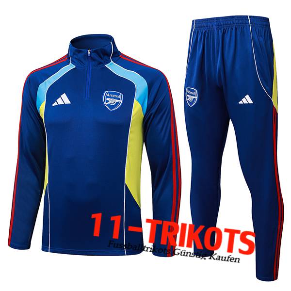 Arsenal Trainingsanzug Blau/Gelb/Rot 2025/2026