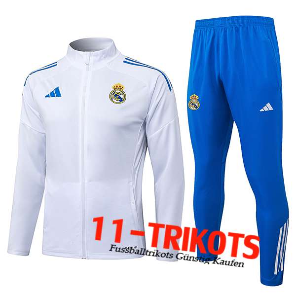 Real Madrid Trainingsanzug jacke Weiß 2025/2026