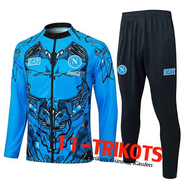 SSC Neapel Trainingsanzug jacke Blau/Schwarz 2025/2026