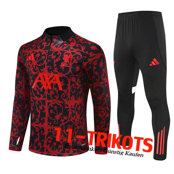 FC Liverpool Trainingsanzug Rot/Schwarz 2025/2026