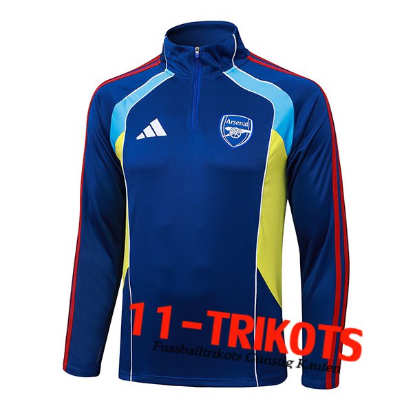 Arsenal Training Sweatshirt Blau/Gelb/Rot 2025/2026  Arsenal Training Sweatshirt Blau/Gelb/Rot 2025/2026