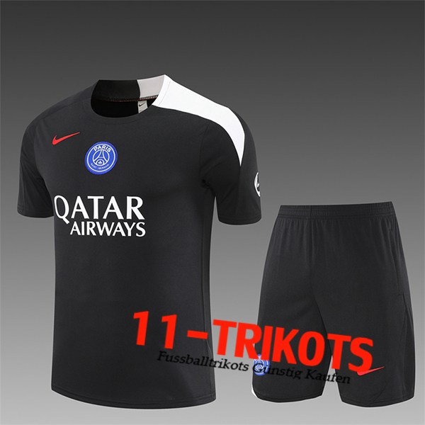 PSG Trainingstrikot Kinder Schwarz/Blau 2025/2026