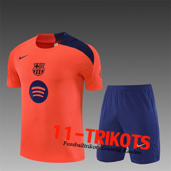 FC Barcelona Trainingstrikot Kinder Orange/lila 2025/2026