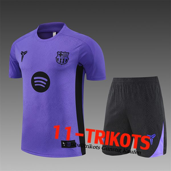 FC Barcelona Trainingstrikot Kinder lila/Schwarz 2025/2026