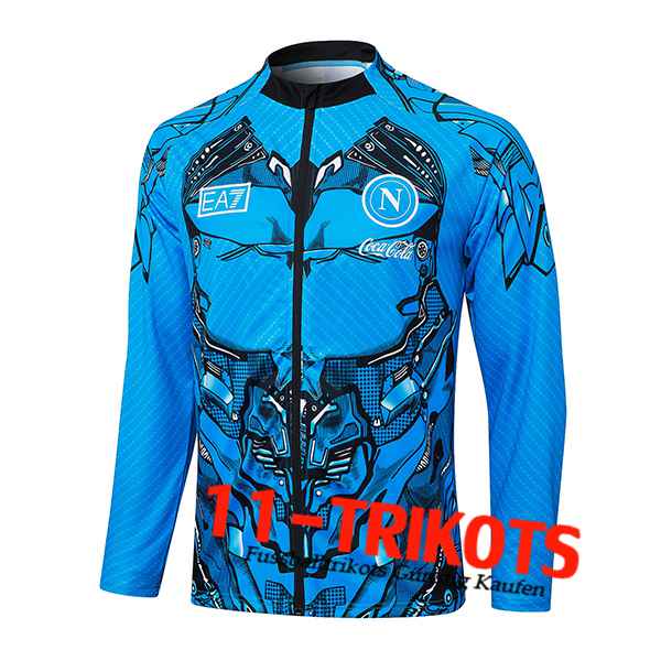 SSC Neapel Trainingsjacke Blau/Schwarz 2025/2026