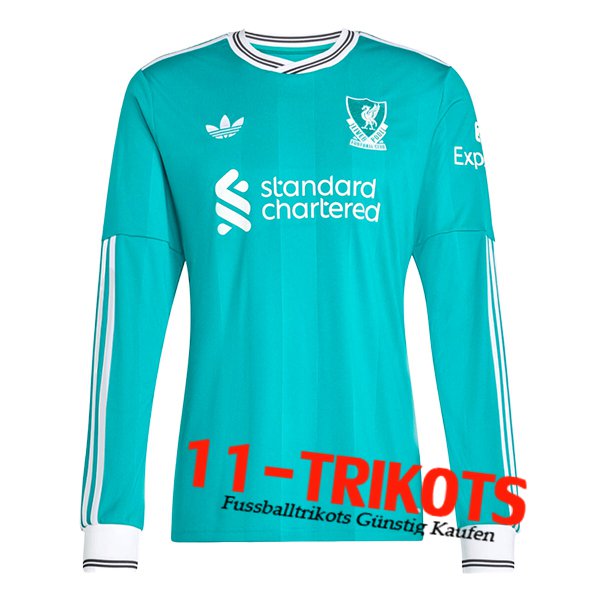Neues FC Liverpool Third Trikot Langarms 2025/2026