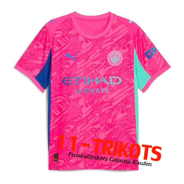 Manchester City Fussball Trikots Torhuter Rosa 2025/2026