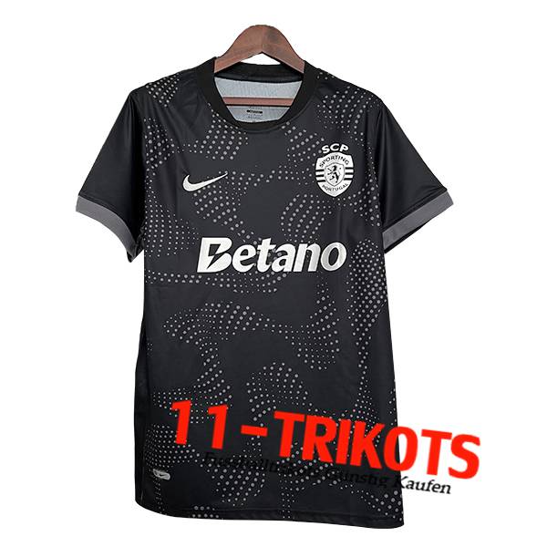 Sporting Fussball Trikots Special Edition Schwarz 2025/2026