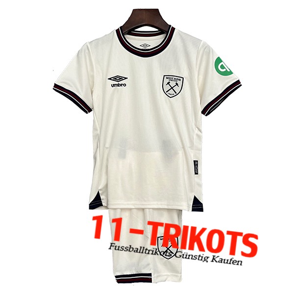 Neues West Ham Kinder Auswärtstrikot 2025/2026
