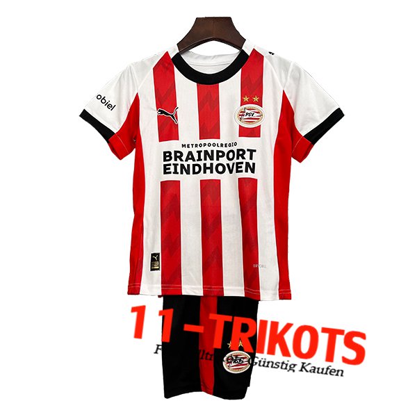 Neues PSV Eindhoven Kinder Heimtrikot 2025/2026