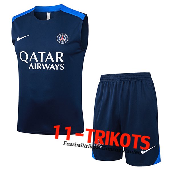 PSG Trainings-Tanktops Königsblau 2025/2026