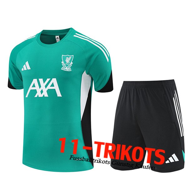 FC Liverpool Trainingstrikot Grün/Weiß/Schwarz 2025/2026
