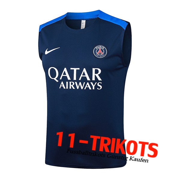 PSG Trainings-Tanktops Königsblau 2025/2026