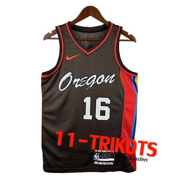 Portland Trail Blazers Trikot (YANG #16) 2025/26 Braun