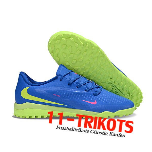 Nike Fussballschuhe Phantom 6 Low Academy "Erling Haaland" Blau/Grün Nike Fussballschuhe Phantom 6 Low Academy "Erling Haaland" Blau/Grün