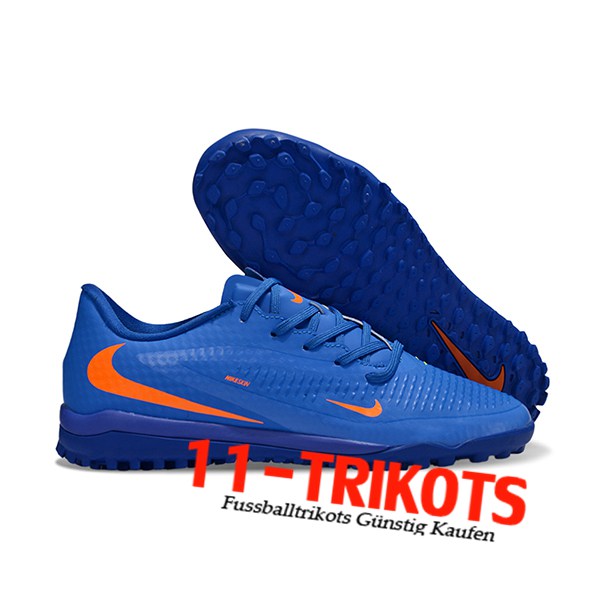 Nike Fussballschuhe Phantom 6 Low Academy "Erling Haaland" Blau/Orange Nike Fussballschuhe Phantom 6 Low Academy "Erling Haaland" Blau/Orange