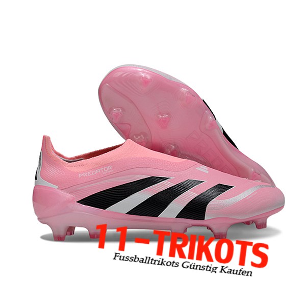 Adidas Fussballschuhe 25 Predator Elite LL FG Rosa/Schwarz/Weiß