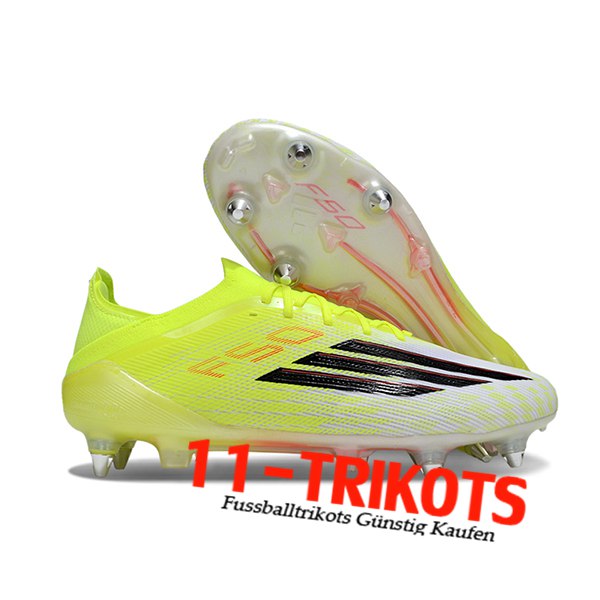 Adidas Fussballschuhe F50 Elite SG Gelb/Schwarz/Weiß