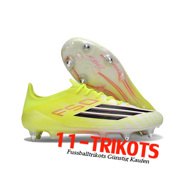 Adidas Fussballschuhe F50 ELITE SG Gelb/Schwarz/Weiß -02