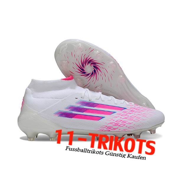 Adidas Fussballschuhe F50 ELITE MID FG W Weiß/Rosa