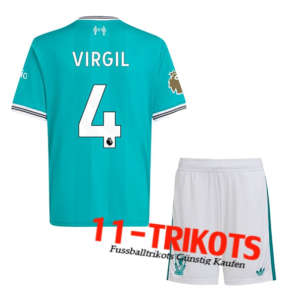 Liverpool (VIRGIL #4) Kinder 2025/2026 Third Trikot