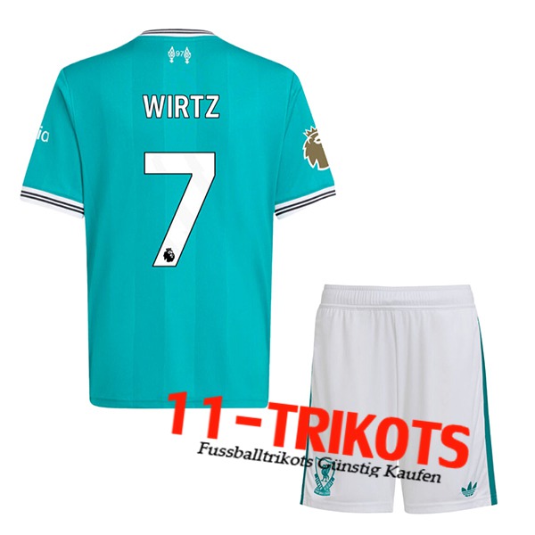 Liverpool (WIRTZ #7) Kinder 2025/2026 Third Trikot