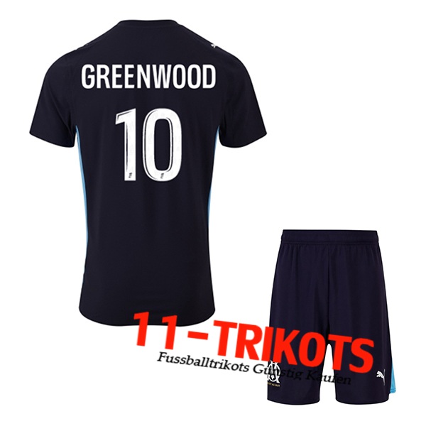 Marseille (GREENWOOD #10) Kinder 2025/2026 Auswärtstrikot