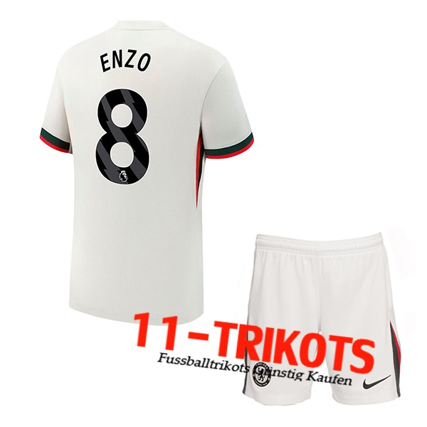 Chelsea (ENZO #8) Kinder 2025/2026 Auswärtstrikot