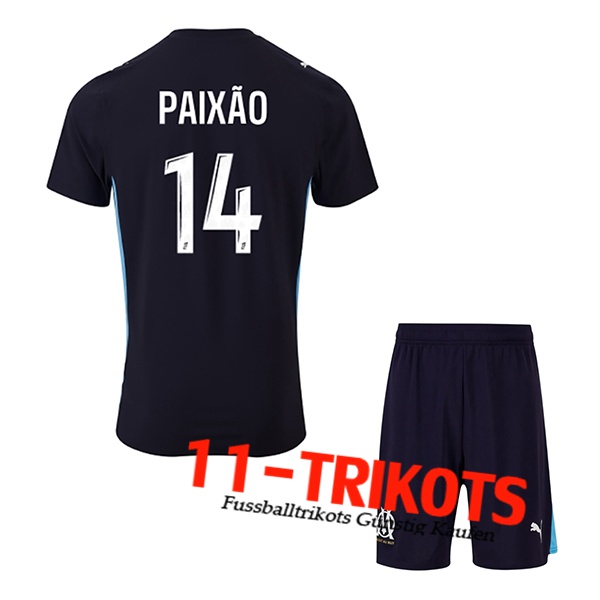 Marseille (PAIXÃO #14) Kinder 2025/2026 Auswärtstrikot