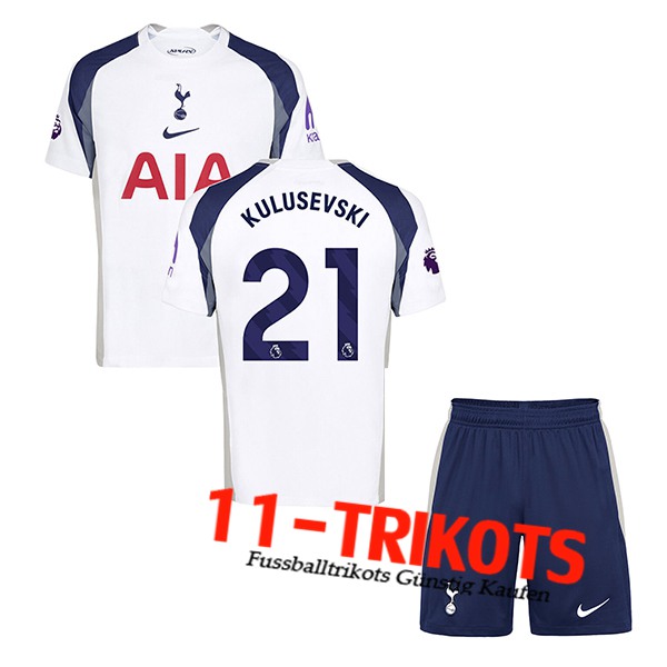Tottenham Hotspur (KULUSEVSKI #21) Kinder 2025/2026 Heimtrikot