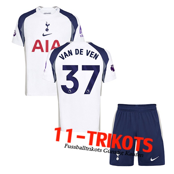 Tottenham Hotspur (VAN DE VEN #37) Kinder 2025/2026 Heimtrikot