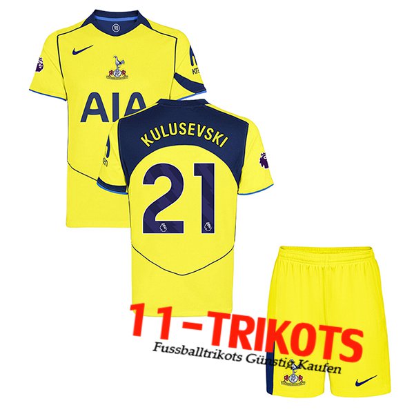 Tottenham Hotspur (KULUSEVSKI #21) Kinder 2025/2026 Third Trikot