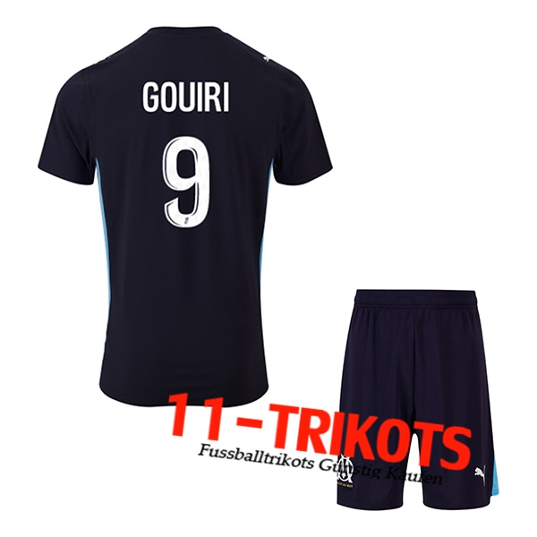 Marseille (GOUIRI #9) Kinder 2025/2026 Auswärtstrikot
