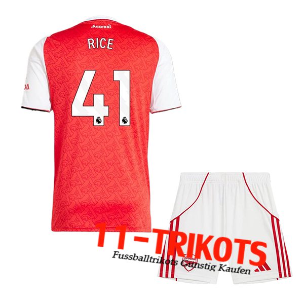 Arsenal (RICE #41) Kinder 2025/2026 Heimtrikot