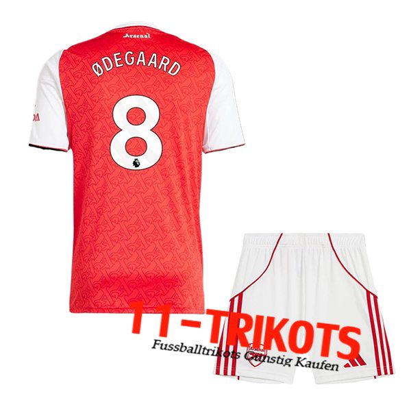 Arsenal (ØDEGAARD #8) Kinder 2025/2026 Heimtrikot