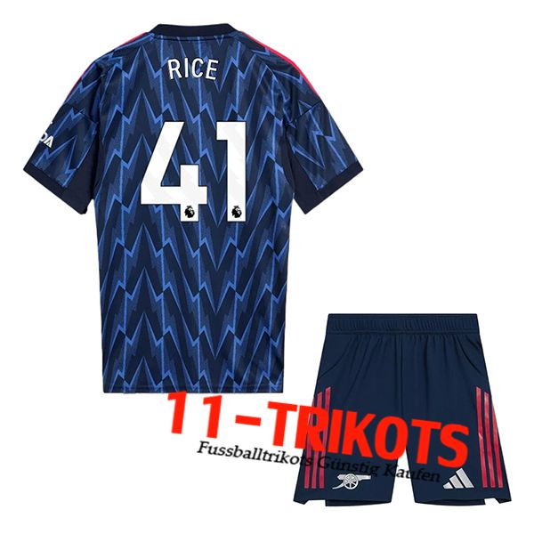 Arsenal (RICE #41) Kinder 2025/2026 Auswärtstrikot