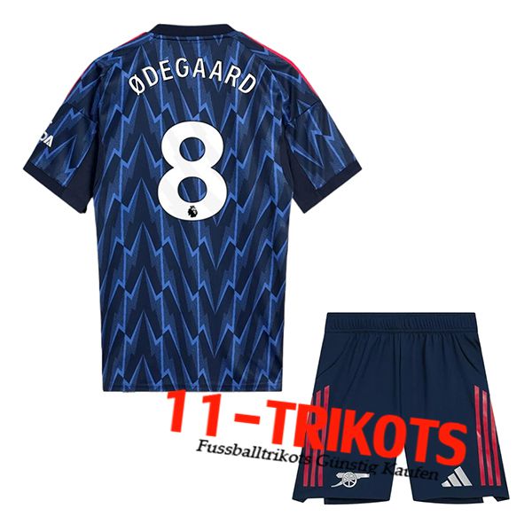 Arsenal (ØDEGAARD #8) Kinder 2025/2026 Auswärtstrikot